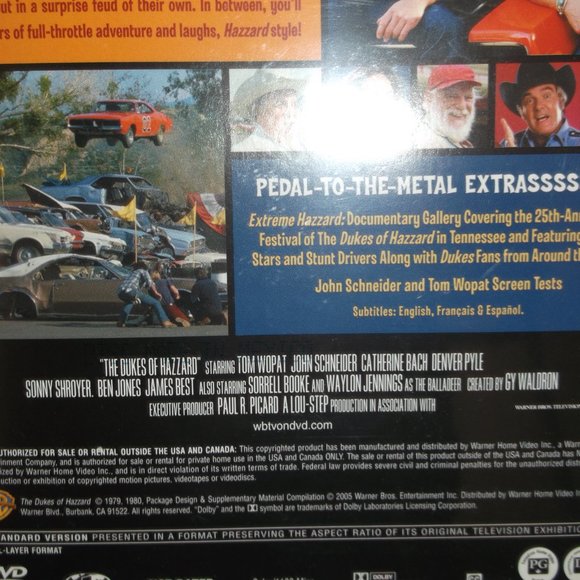 New/Sealed - The Dukes of Hazzard The Complete Second Season DVD Set - Picture 6 of 7